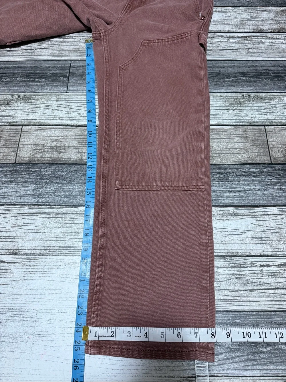 Old Navy Baggy Jeans Girls Size 12 (Inseam 25.5) Adjustable Waist Carpenter